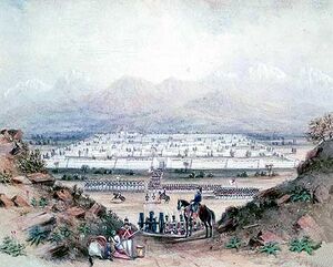Вступление британской армии в Кандагар в 1839 году.