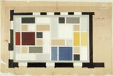 T. Ван Дусбург. Проект росписи потолка. 1927