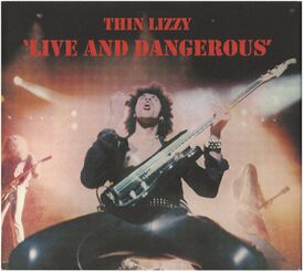 Обложка альбома Thin Lizzy «Live and Dangerous» (1978)