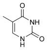 Thymine chemical structure.png