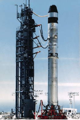Ракета-носитель Titan 23G на стартовой площадке площадке SLC-4W
