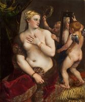 Тициан. Венера перед зеркалом, около 1555