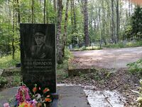 Могила полного кавалера ордена Славы Бакарова