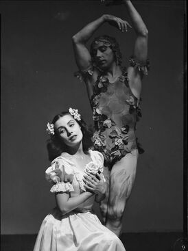 Тамара Туманова в балете «Призрак Розы» (1940)