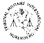 Tribunal militaire international Nuremberg logo.gif
