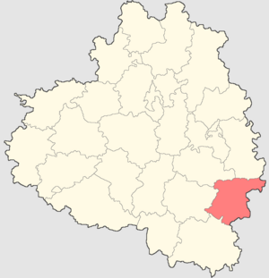 Куркинский район на карте
