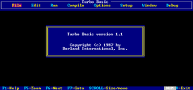 Скриншот программы Turbo Basic