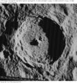 Снимок кратера Тихо с борта зонда Lunar Orbiter - V.