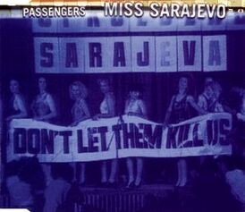 Обложка сингла U2 «Miss Sarajevo» (1995)