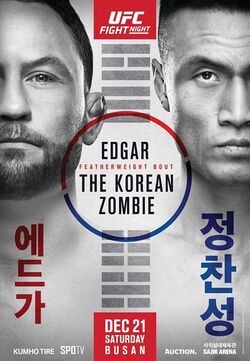 Постер UFC Fight Night: Эдгар - Корейский Зомби