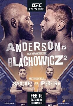 Постер UFC Fight Night: Андерсон - Блахович 2