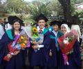Выпускники 2012 года после церемонии вручения дипломов