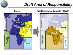 Проект перераспределения зон ответственности Европейского, Центрального и Тихоокеанского командований ВС США (февраль 2007)