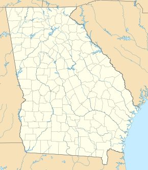 Атланта на карте