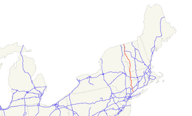 АСШ 7 в сети системы автомагистралей США