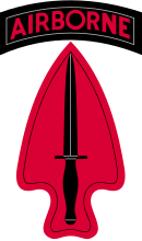 Нашивка Командования специальных операций Армии США, используемая бойцами «Дельты»