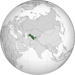 Узбекистан на карте мира