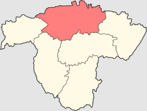Бирский уезд на карте