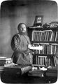 А. А. Ухтомский в своём рыбинском доме в ходе работы над магистерской диссертацией. 1910.