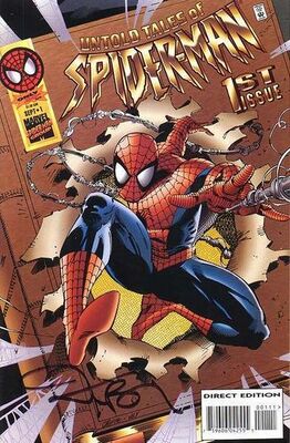 Обложка выпуска Untold Tales of Spider-Man #1 (сентябрь 1995 года).