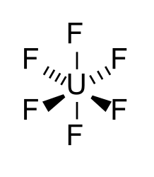 Uranium-hexafluoride-2D.svg