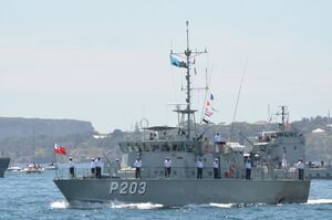 Р203 VOEA Savea ВМС Тонга. 2013 год