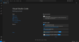 Скриншот программы Visual Studio Code