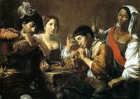 Valentin de Boulogne - Musician and Drinkers - WGA24247.jpg