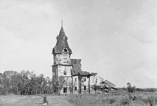 Кирха в Белоострове. Сентябрь 1941 года