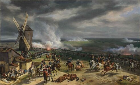 Победа Франции над пруссаками в битве при Вальми (29 сентября 1792 года)