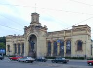 Варшавский вокзал после закрытия в 2001 г.