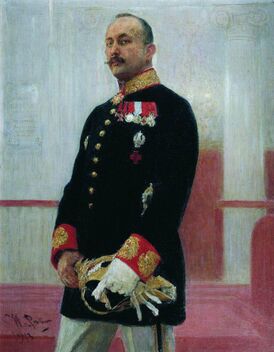 портрет работы Ильи Репина, 1913 г.