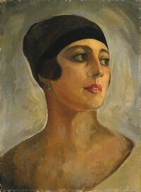 На портрете кисти С. Судейкина (Париж, 1924)
