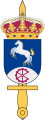 Герб Веркстадского (Verkstad) Административного Центра (Вооруженные Силы тыла), части вооруженных сил Швеции
