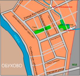 Примерная карта Весёлого Посёлка