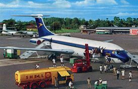 Vickers VC10, зафрахтованный Nigeria Airways