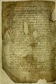 Винодольский статут на пергаменте. Он датируется 1288 годом и написан на глаголице