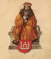Портрет Витовта Великого на великокняжеском троне