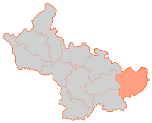 Велижский уезд на карте