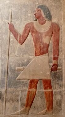 Кагемни — визирь при фараоне Тети из VI династии. Египетский схенти