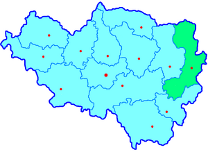 Гороховецкий уезд на карте