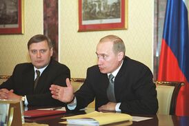 М. М. Касьянов и В. В. Путин в 2000 году