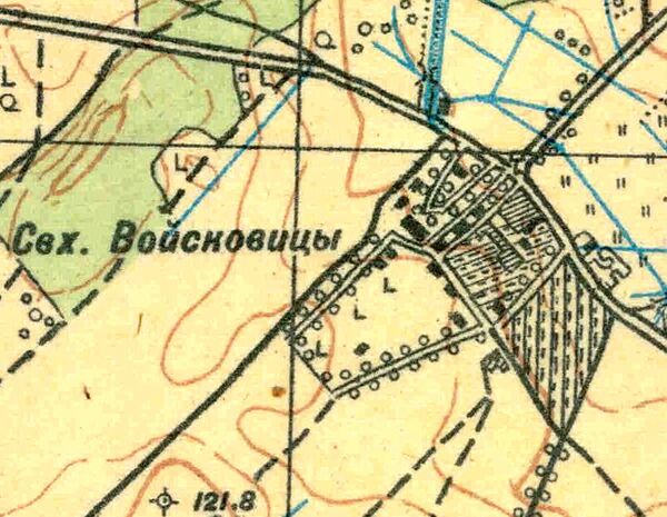 План деревни Войсковицы. 1931 год