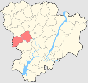 Серафимовичский район на карте