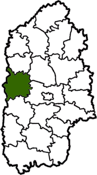 Волочиский район на карте