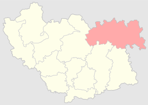 Овручский уезд на карте