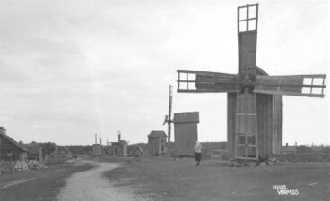 Ветряные мельницы на Вормси, 1930-е годы