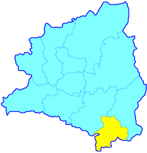 Елабужский уезд на карте