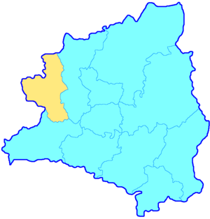 Котельничский уезд на карте