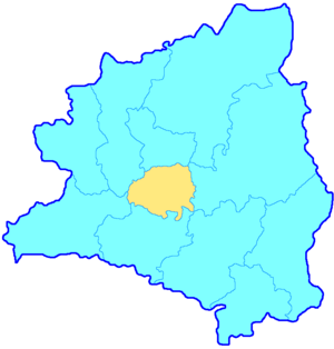 Нолинский уезд на карте